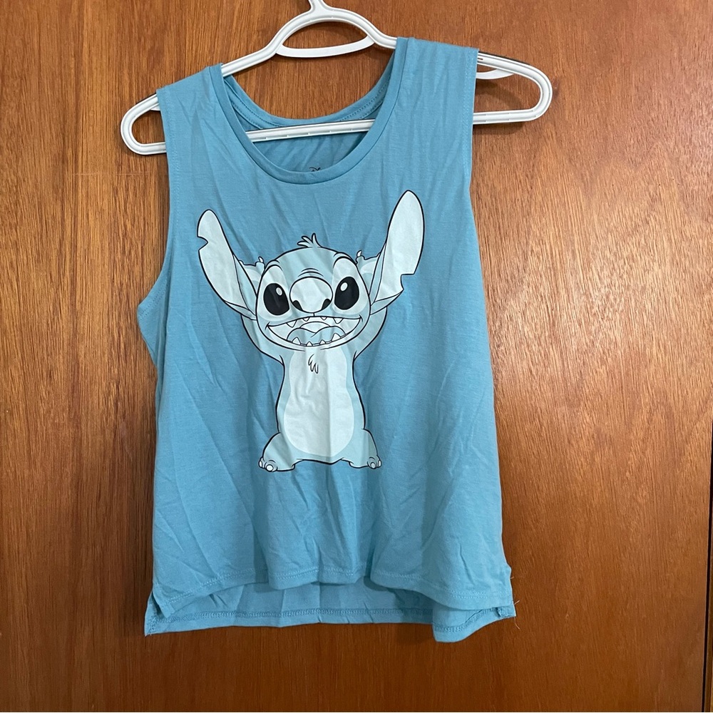 Disney Blue Kids Tank Top with‎ stitch size small 4/6